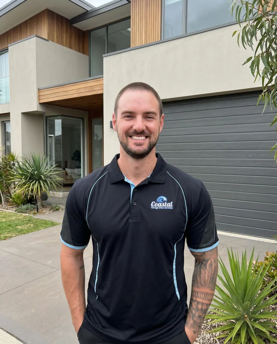 Luke Rinn, founder of Coastal Garage Door Services, Central Coast garage door expert
